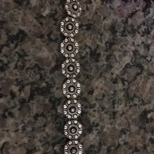 Old Avon magnetic bracelet with matching earrings.